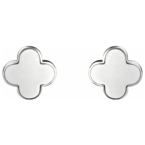 Серьги пусеты KABAROVSKY, серебро, 925 проба