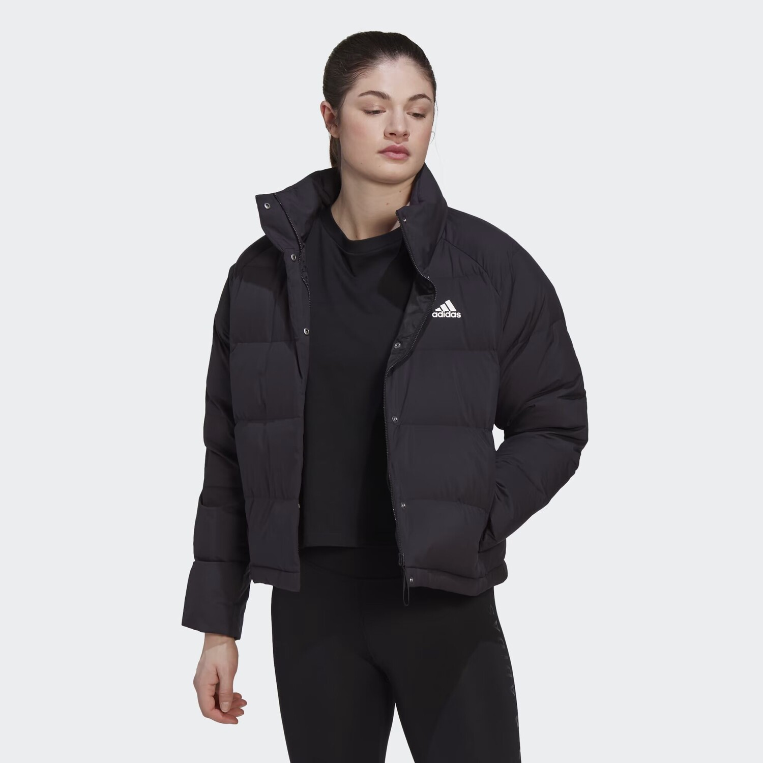 Свободный пуховик Helionic Adidas, цвет Black
