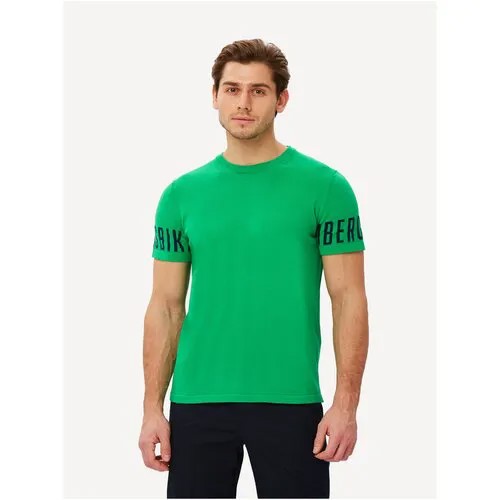 Пуловер для мужчин, BIKKEMBERGS, модель: CS30G10X0983S54, цвет: зеленый, размер: M
