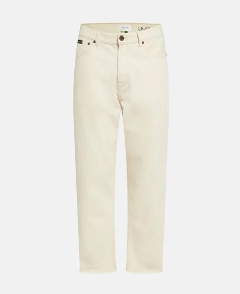 Прямые джинсы Quiksilver, белый