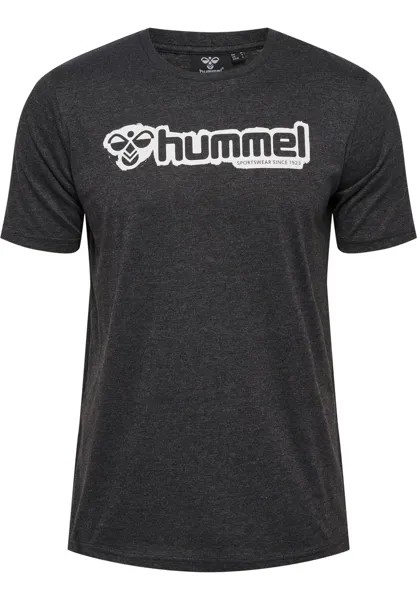 Футболка с принтом Hummel, черный