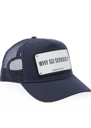 Бейсболка John Hatter & Co 1036 SERIOUS CAP UNI тем.синий+белый+черный