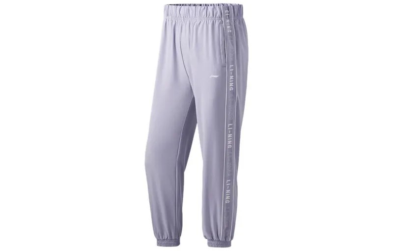 Трикотажные спортивные штаны женские сиреневые Lining