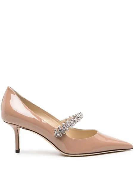 Jimmy Choo туфли Bing 65 с кристаллами, розовый