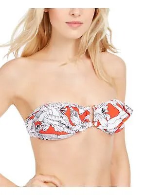 RACHEL RACHEL ROY Женский красный бикини Island Getaway Bandeau Swimsuit Top XS