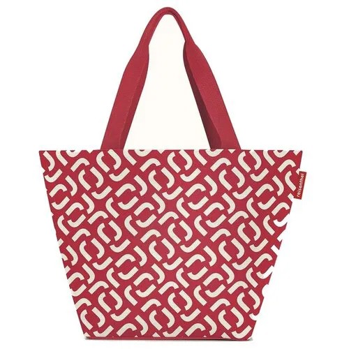 Сумка Shopper M signature red