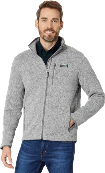 Куртка Sweater Fleece Full Zip Jacket L.L.Bean, цвет Grey Heather