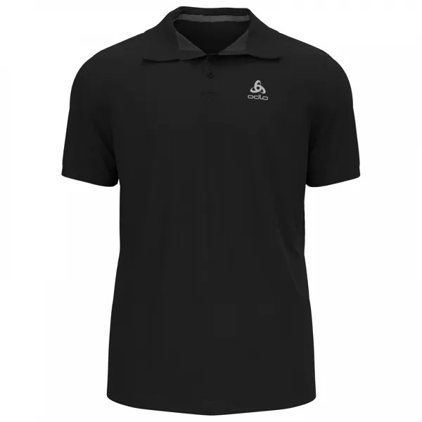 Рубашка поло Odlo Polo Shirt S/S F Dry, черный