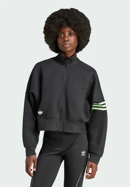 Толстовка adidas Originals, цвет black semi green spark