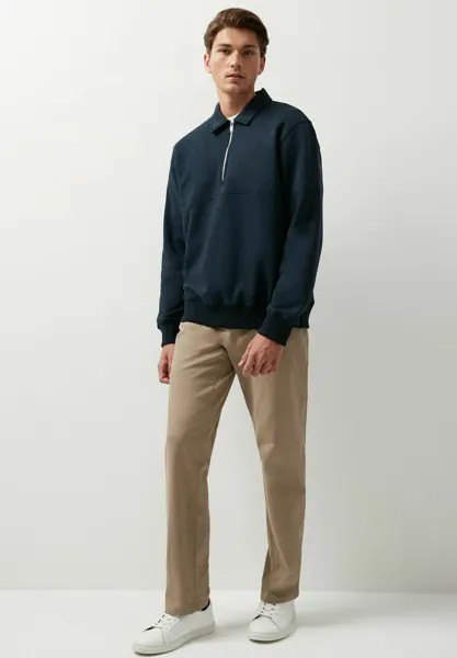 Толстовка HALF ZIP FUNNEL NECK Next, цвет navy blue
