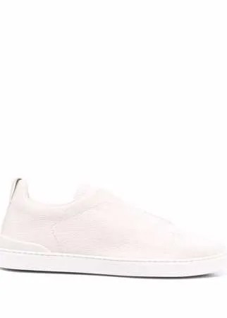 Ermenegildo Zegna XXX слипоны из зернистой кожи