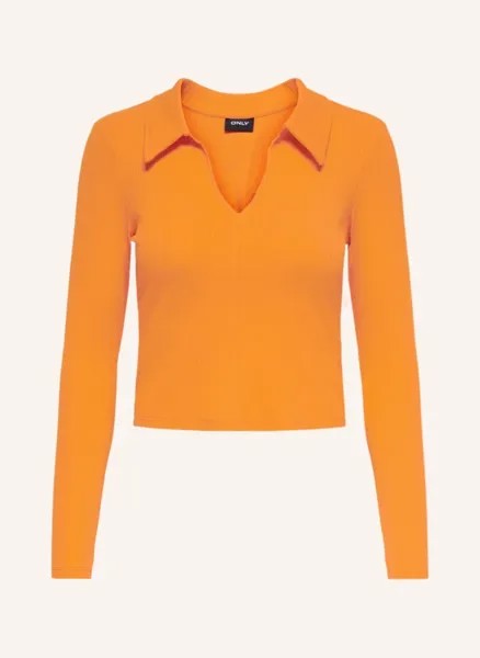 Рубашка-поло из джерси Only, оранжевый