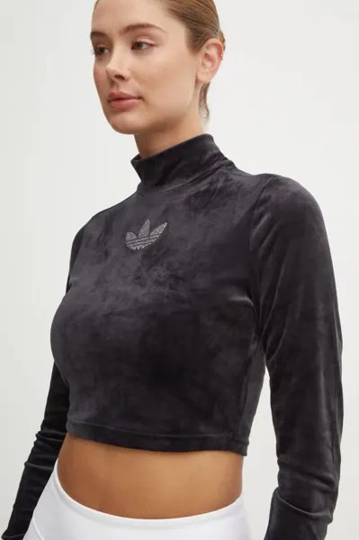 Лонгслив adidas Originals, черный