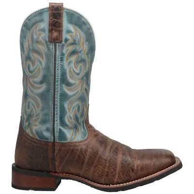 Мужские синие повседневные ботинки Laredo Bisbee Square Toe Cowboy 7838