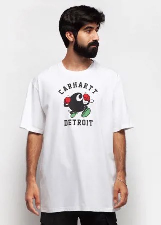 Футболка  CARHARTT WIP S/S Boxing C T-Shirt  White 2021