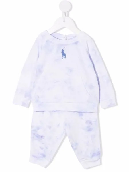 Ralph Lauren Kids спортивный костюм с принтом тай-дай
