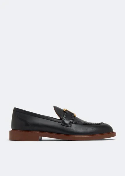 Лоферы CHLOÉ Marcie loafers, черный