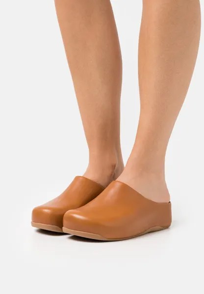 Мюли Flat SHUV FitFlop, цвет light tan