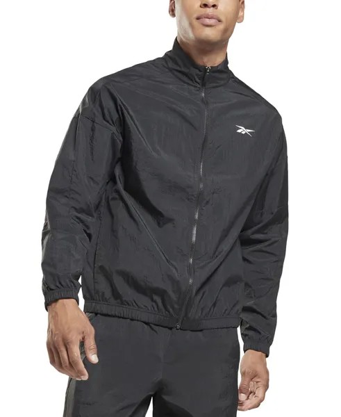 Мужская спортивная куртка свободного покроя для тренинга Reebok, черный