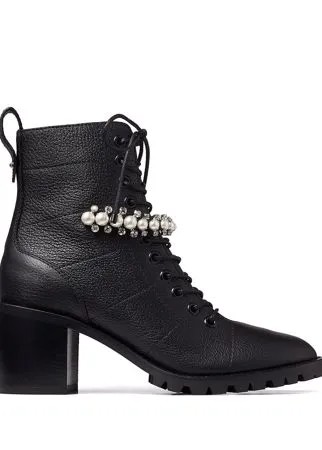 Jimmy Choo ботильоны Cruz 65 с жемчугом
