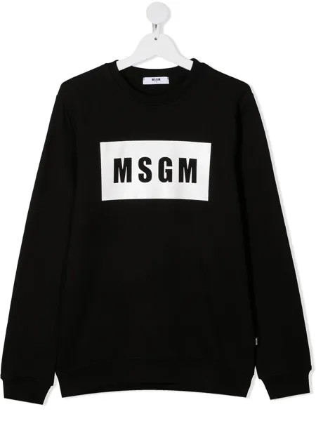 MSGM Kids толстовка с логотипом