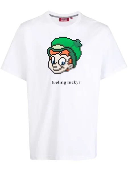 Mostly Heard Rarely Seen 8-Bit футболка Feeling Lucky, белый