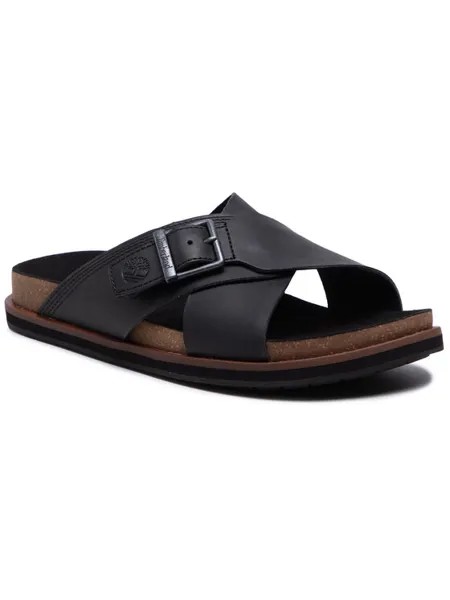 Сланцы мужские Timberland Amalfi Vibes Cross Slide TB0A2B65015 черные 46 EU