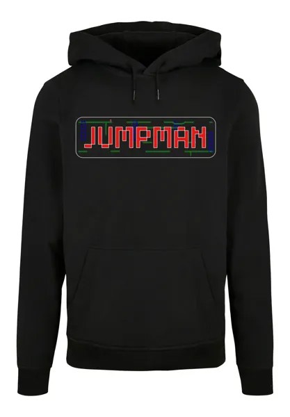Пуловер F4NT4STIC Basic Hoodie Retro Gaming Jumpman, черный