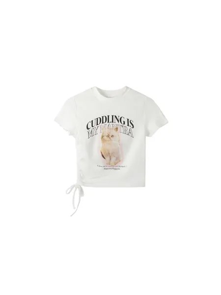 Футболка Bershka, белый
