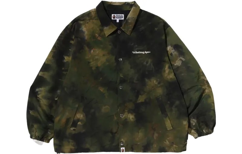 BAPE Chusen Dye свободная спортивная куртка A Bathing Ape, зеленый