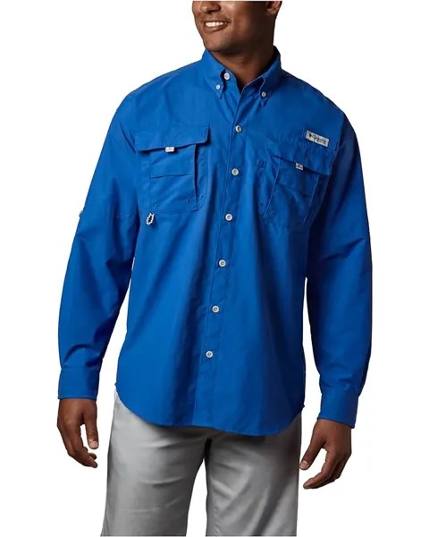 Рубашка Columbia Bahama II Long Sleeve, цвет Vivid Blue