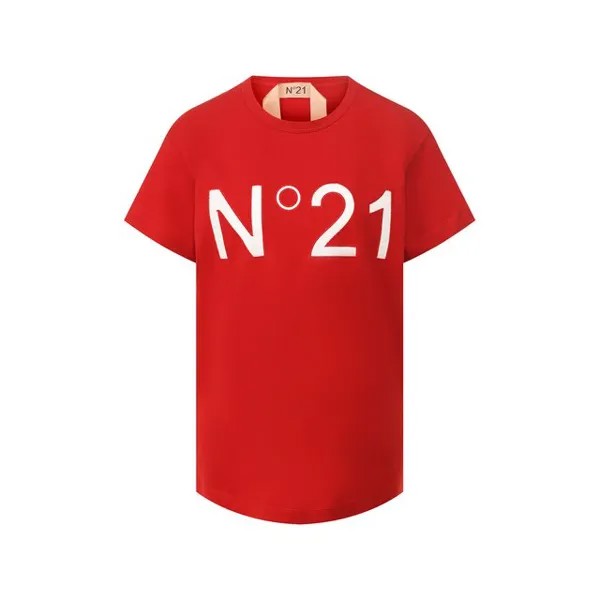 Хлопковая футболка No. 21