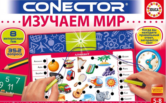 Educa Электровикторина Conector Изучаем мир