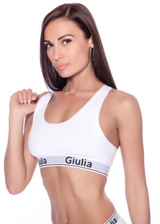 Топ женский Giulia COTTON BRA белый M