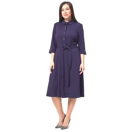 Платье Olsi, размер 52, фиолетовый