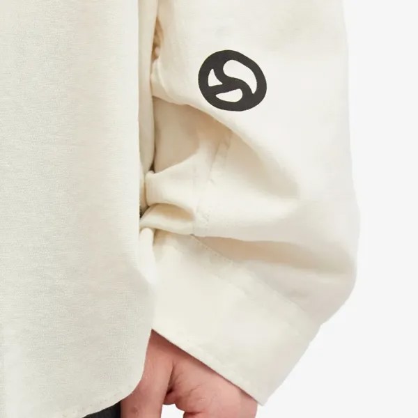 Acne Studios Setar Рубашка из корзинчатой ​​ткани, белый