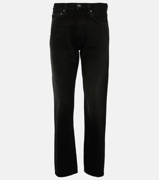 Укороченные джинсы со средней посадкой Toteme, черный