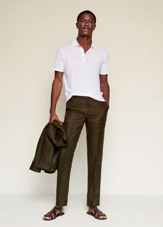 Поло slim fit 100% лен - Amberes