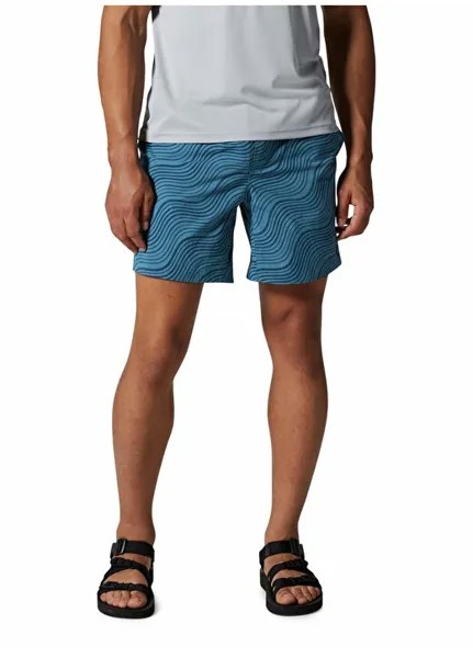 Мужские шорты нормального синего цвета 1937791442 OM9780 Mountain Hardwear, синий