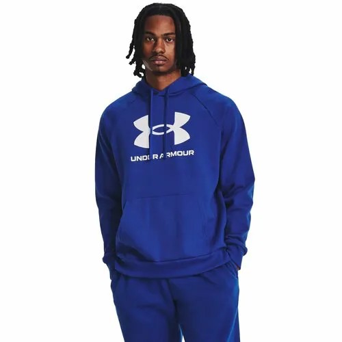 Худи спортивное Under Armour Rival Fleece Logo HD, размер MD, , синий