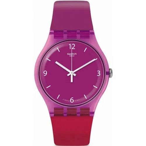 Наручные часы swatch, красный