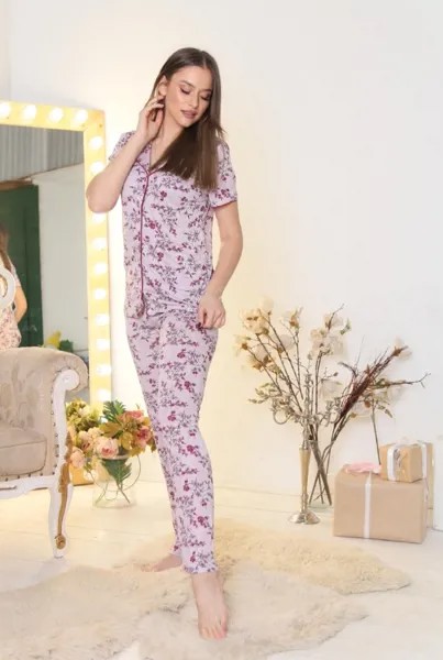 Пижама женская Pijamoni Pijamoni_5588_9 розовая S