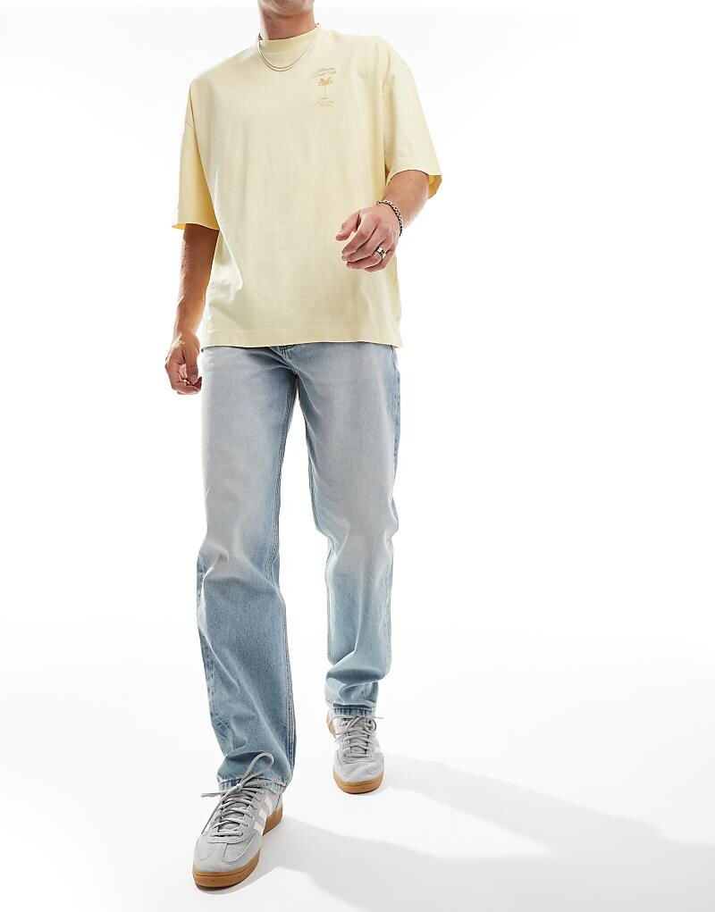 ASOS DESIGN – Голубые джинсы прямого кроя