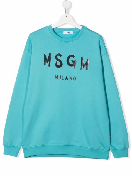 MSGM Kids толстовка с логотипом