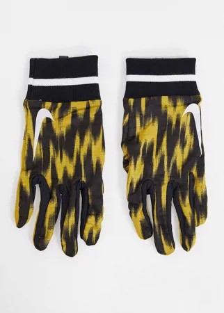 Черные мужские перчатки для бега с принтом Nike Wild Run Sphere-Черный цвет