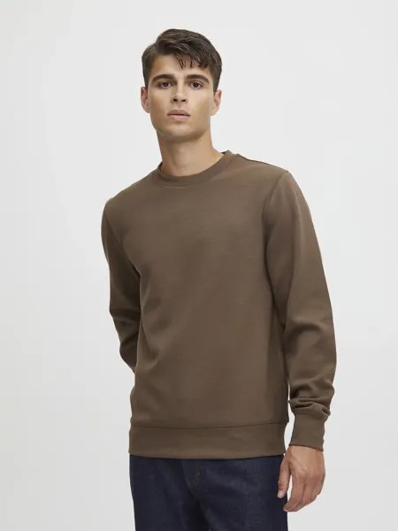 Толстовка CASUAL FRIDAY Basic Langarm Rundhals Pullover CFSebastian, коричневый