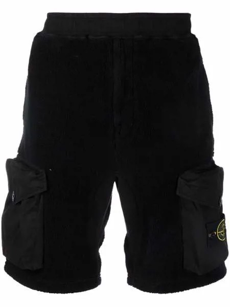 Stone Island шорты карго с нашивкой Compass