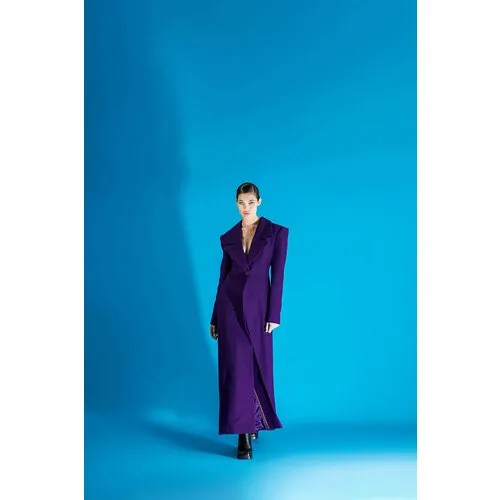 Пальто, размер M, фиолетовый