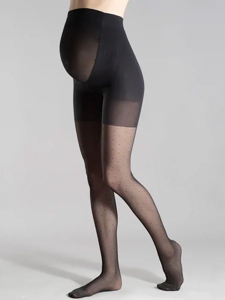 Колготки для беременных женские Giulia MAMA AFINA 03 черные M