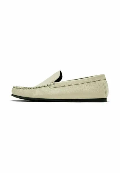 Мокасины Loafers Massimo Dutti, бежевый